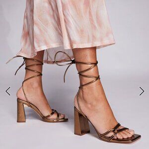 NWT Public Desire Schiffer Block Heel Sandals